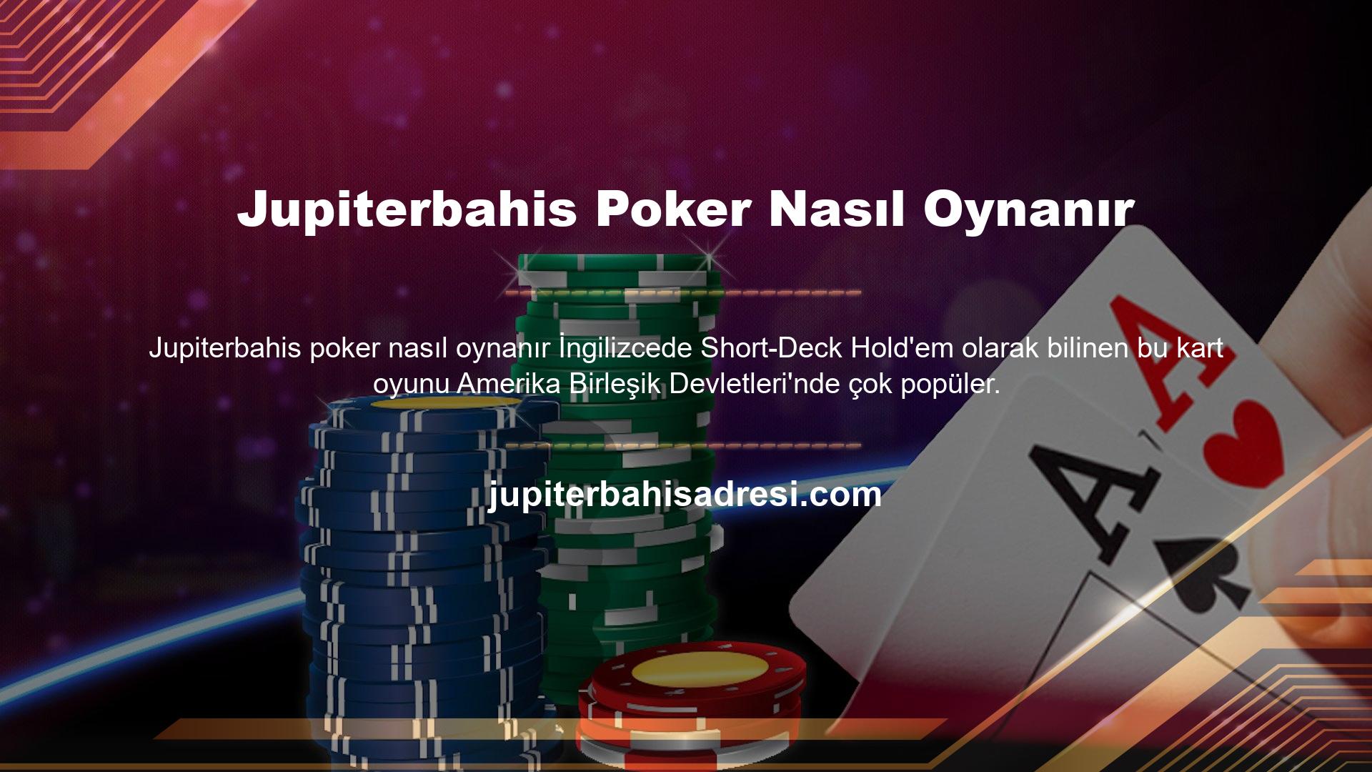 Jupiterbahis Poker Nasıl Oynanır