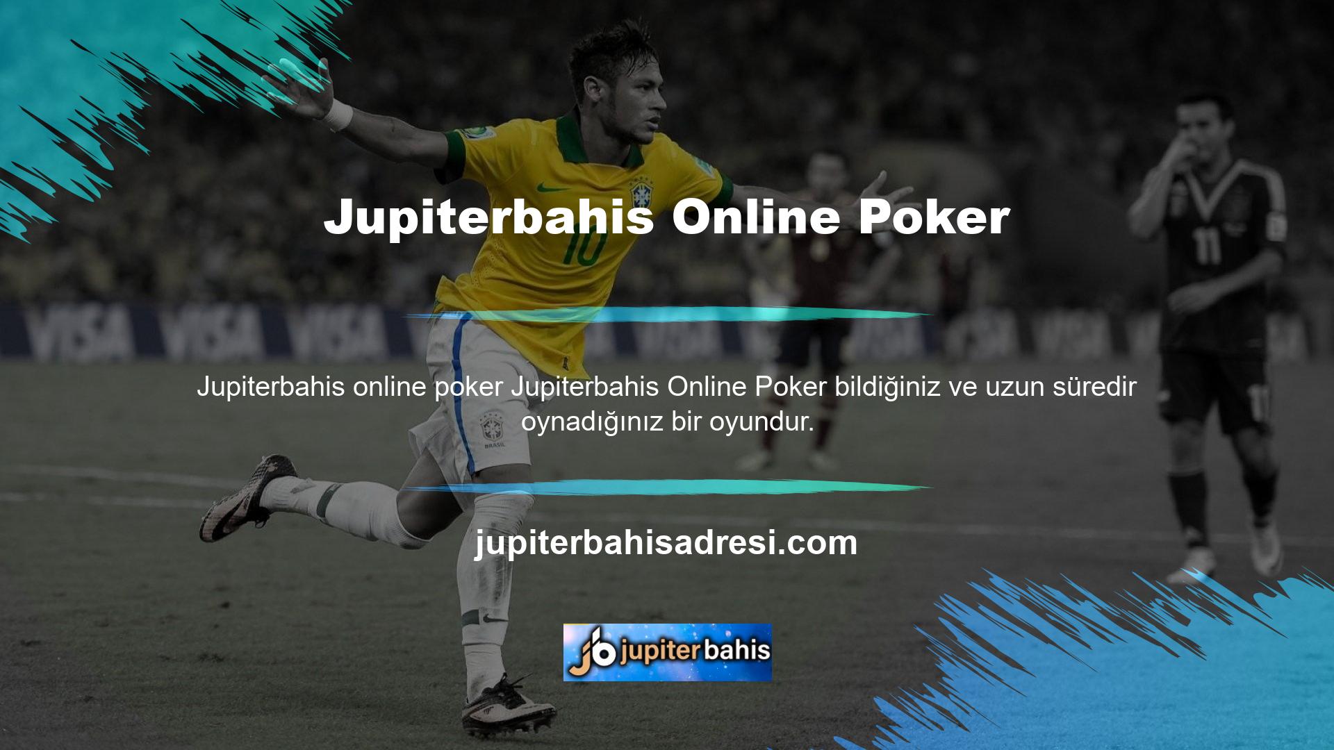 Jupiterbahis online poker